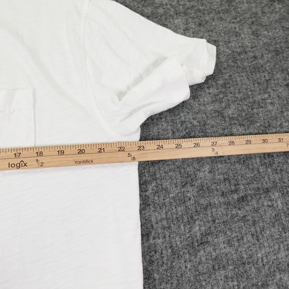 Onward Reserve Sunwashed Button Up Shirt Mens Large White Polo Textured Cotton - Picture 10 of 13